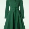 Topvintage Exclusive ~ Lorin Tiffany Swing Trenchcoat In Dark Green -Past Perfect Style 246377 Miss Candyfloss 48537Coat TV Exclusive Green 08252023 406W category