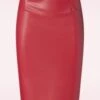 Lena Pencil Skirt In Red -Past Perfect Style 246413 Vintage Chic 48218Skirt Pencil Leather Look Red 08252023 402W category