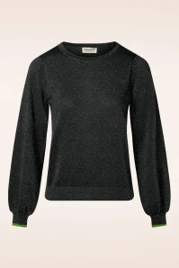 Sugarhill Brighton Tiff Jumper In Black Sparkle
