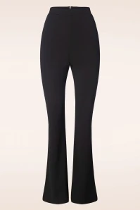 Zoey Flared Trouser In Black