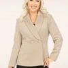 Ruth Coat In Beige -Past Perfect Style 246566 Hearts And Roses 48241 Coat Short Beige 230705 004W category