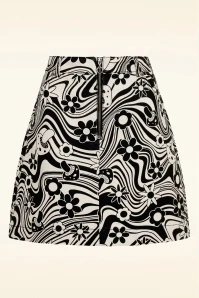 Bunny Penny Mini Skirt In Ivory