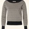 Sadie Jumper In Black -Past Perfect Style 246677 Circus 47528 Jumper Black Off White 08302023 403W category
