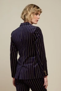 Past Perfect Style -Past Perfect Style 246760 King Louie 46943 Blazer Tina Pinstripe Blue 020L juiste category