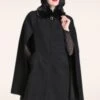 Bunny Devon Cape Coat In Black -Past Perfect Style 246827 Bunny 47836 Devon Cape Coat Black 20230831 024LW category