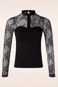 Gothic Love Shirt In Black