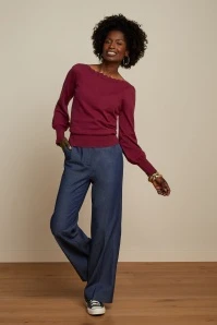 King Louie Marcie Hennite Pants In Blue 3 King Louie Marcie Hennite Pants In Blue