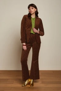 King Louie Marcie Quentin Flared Pants In Black