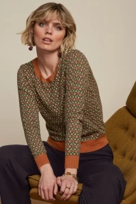 King Louie Agnes Darling Top In Caramel