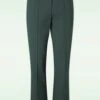 Josie Straight Pants In Jungle -Past Perfect Style 247243 Zilch 47097 Pants Straight Jungle Green 230904 004W category