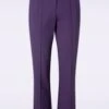 Josie Straight Pants In Plum -Past Perfect Style 247246 Zilch 47098 Pants Straight Purple 230904 004W category