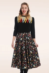 Let's Go Bowling Skirt In Black