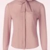 Pussybow Please Blouse In Pink -Past Perfect Style 247285 Banned 47496 Pussybow Please Blouse 20230510 0505 category