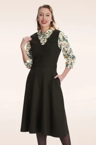 Book Worm Swing Dress In Black