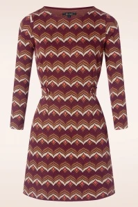 King Louie Mod Lounge Dress In Cabernet Red 5 King Louie Mod Lounge Dress In Cabernet Red - Image 3