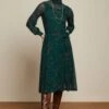 King Louie Betsy Allure Rollneck Dress In Pine Green 2 King Louie Betsy Allure Rollneck Dress In Pine Green -Past Perfect Style 247712 King Louie 46934 Dress Betsy Rollneck Allure Pine Green 021LW category
