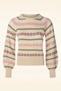 King Louie Molena Bell Top In Cream