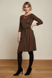 King Louie Betty Noushh Dress In Pine Green