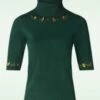 Heritage Scandi Jumper In Green