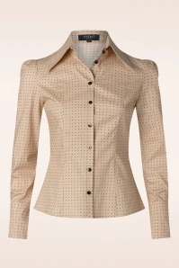 Agnes Blouse In Light Peach