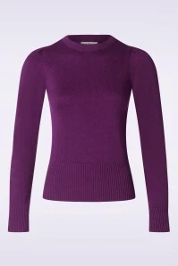 Mina Sweater In Violet
