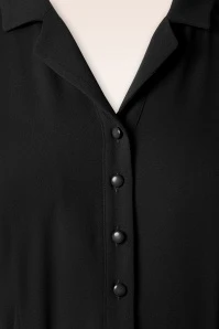 Caterina Flared Dress In Black 5 Caterina Flared Dress In Black - Image 3