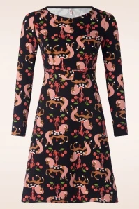 Blutsgeschwister Home Sweet Home Dress In Romantic Cherry Horse