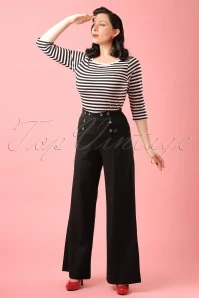 Past Perfect Style -Past Perfect Style 96347 Dancing Days by Banned Blue Julia Trousers modelfotoW category